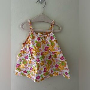 Baby Girl Boho Floral Tank